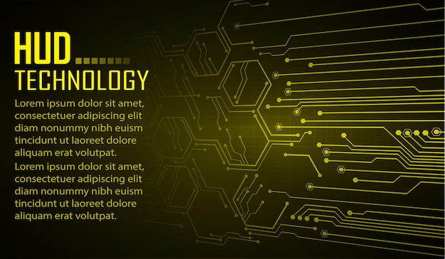 cyber circuit future technology concept background