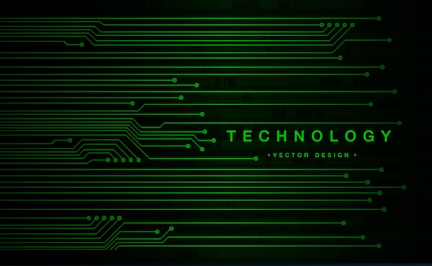 cyber circuit future technology concept background