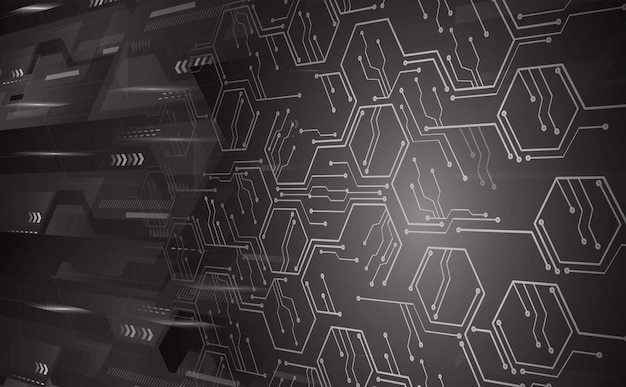 cyber circuit future technology concept background