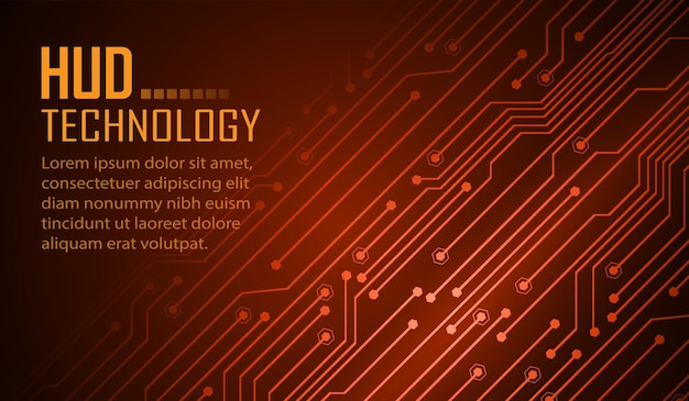 cyber circuit future technology concept background