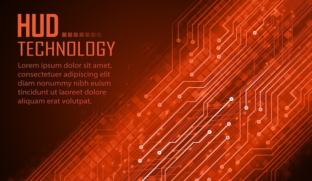 cyber circuit future technology concept background