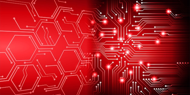 cyber circuit future technology concept background