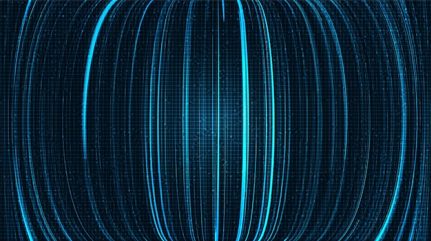 Cyber Lines on Blue technology Background,comic and Motion concept design,vector.