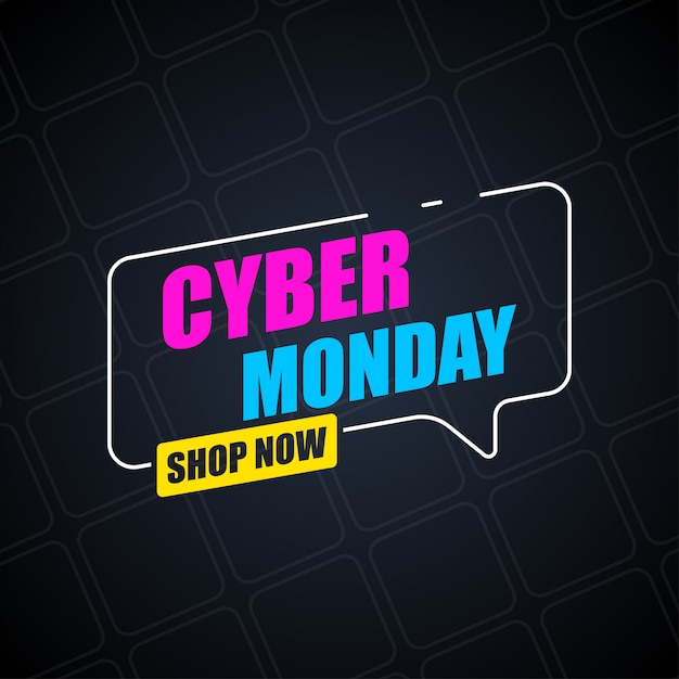 cyber monday background