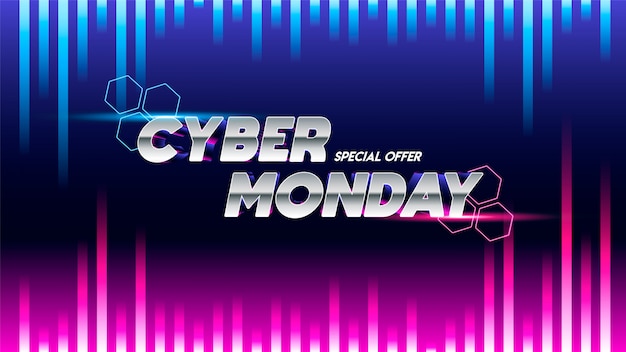 Cyber monday sale  illustration