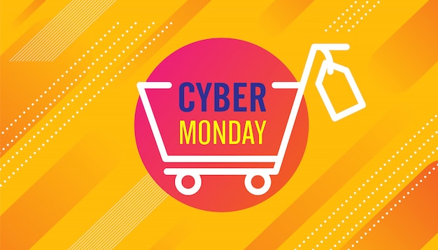 Cyber Monday sale template.