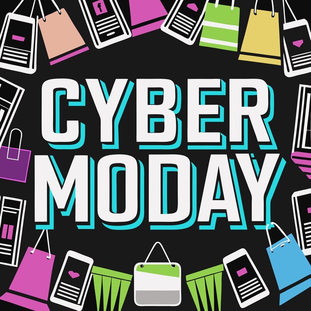 Vector cyber monday sale vector design