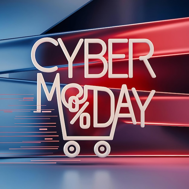 Vector cyber monday social media post for mega sales