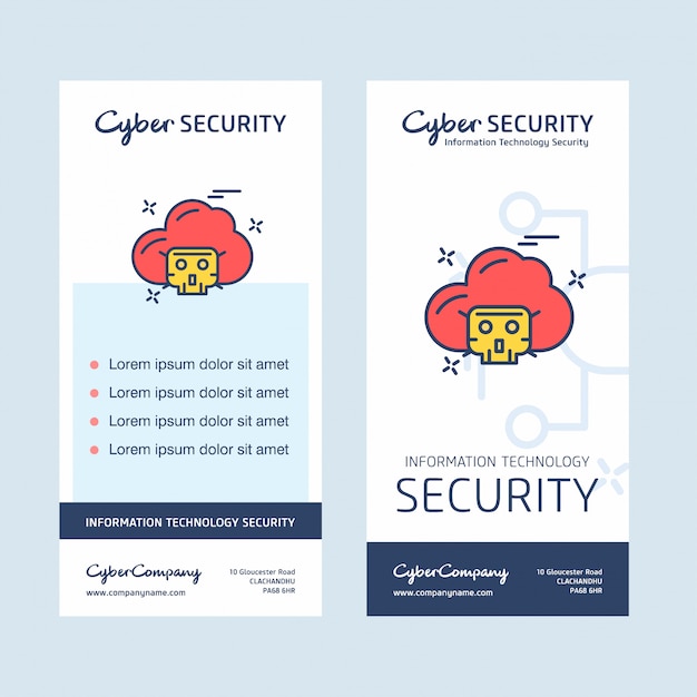 Cyber security creative design vector