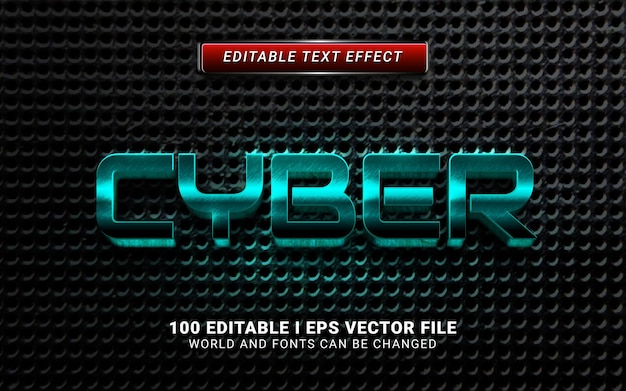 Cyber text effect