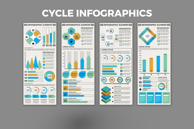 Cycle Infographic Template