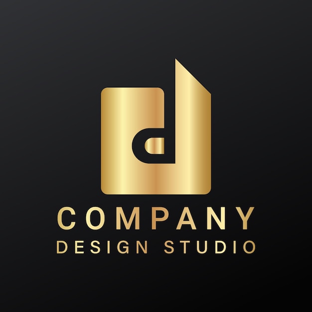 D letter logo