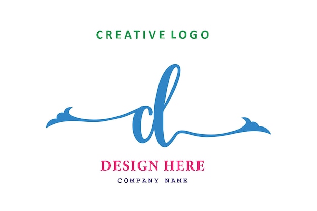 D lettering logo is simple easy to understand and authoritative