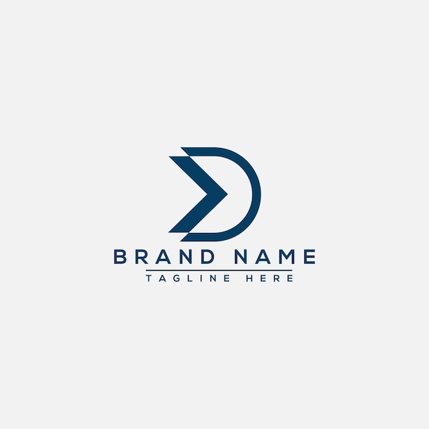 D Logo Design Template Vector Graphic Branding Element