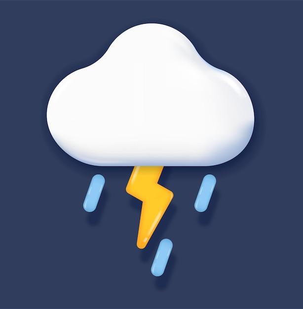 D weather icon