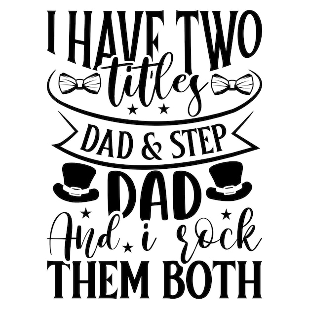 Dad Lettering design for greeting banners Mouse Pads Prints Cards and Posters Mugs Notebooks