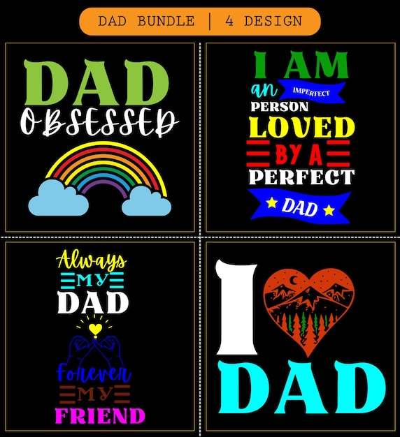 Dad svg bundle dad svg file dad svg cricut dad typography vector design