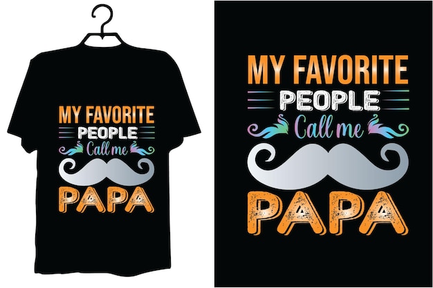 Dad t shirt design vector