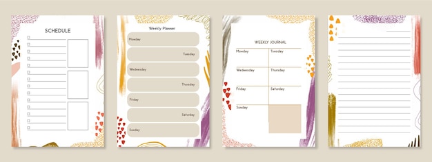 Daily journal template