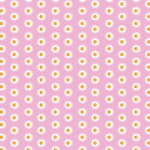 Daisy Flower Pattern Background Digital Paper