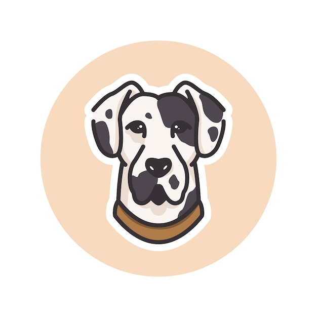 Dalmatian dog mascot illustration, perfect for logo, or mascot