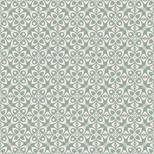 Vector damask pattern design minimalist background