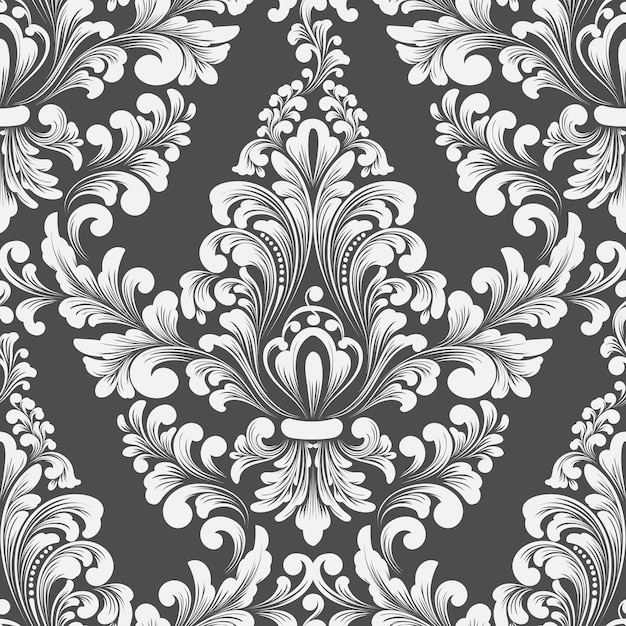 damask seamless pattern element.