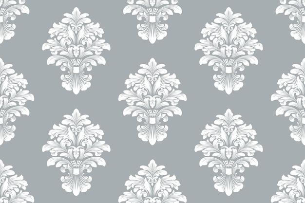 Vector damask seamless pattern