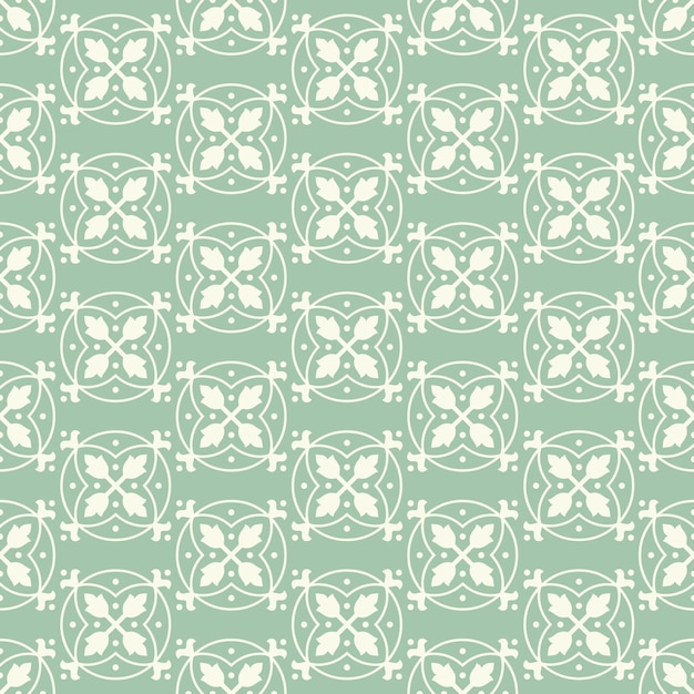 Damask seamless vector pattern. Classic vintage damask ornament,