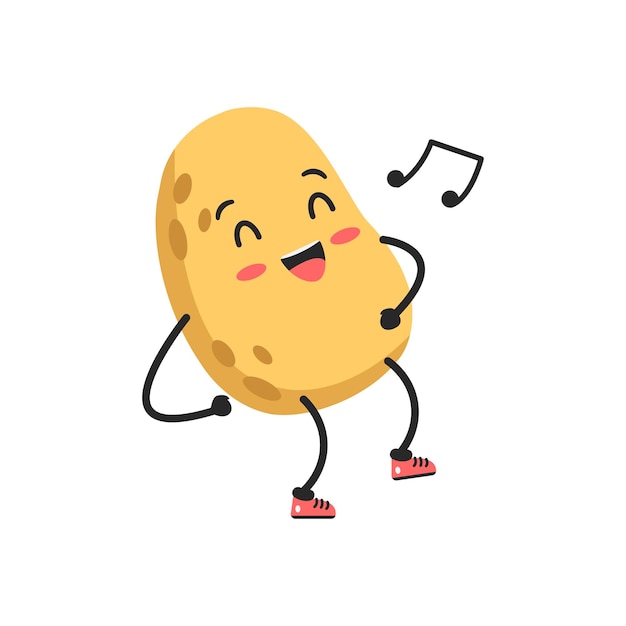 Dance Potato Illustration