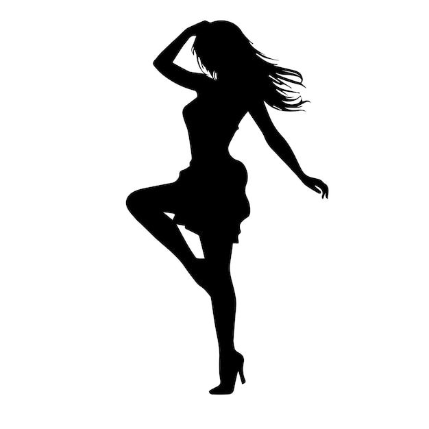 dancing figure silhouette illustration