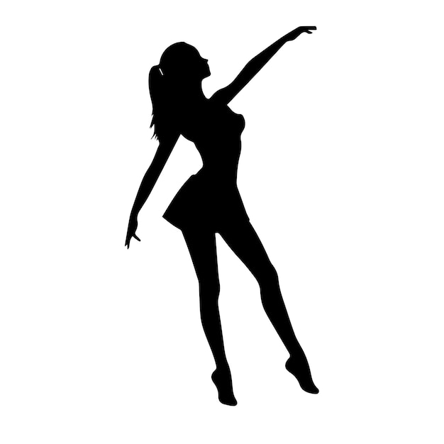 dancing figure silhouette illustration