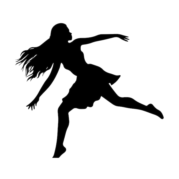 dancing figure silhouette illustration