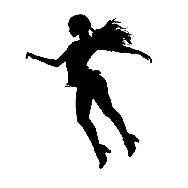 dancing figure silhouette illustration