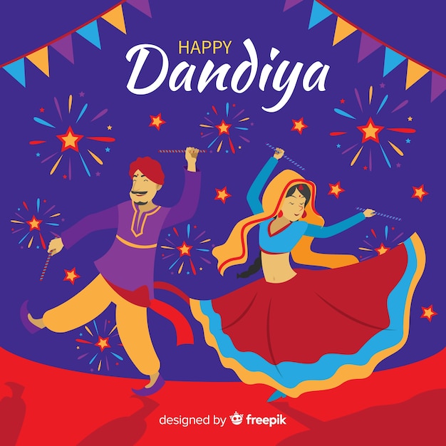 Dandiya dancers