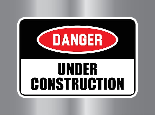 Danger do not enter sign vector illustration