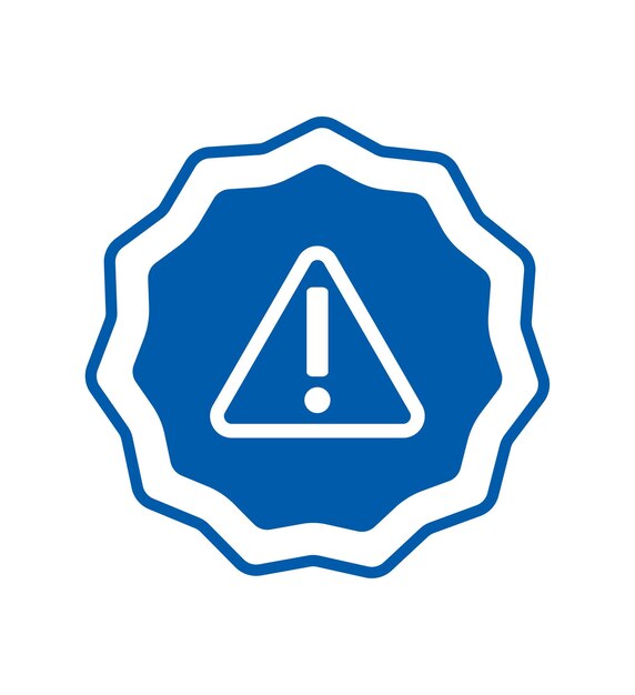 Danger warning icon