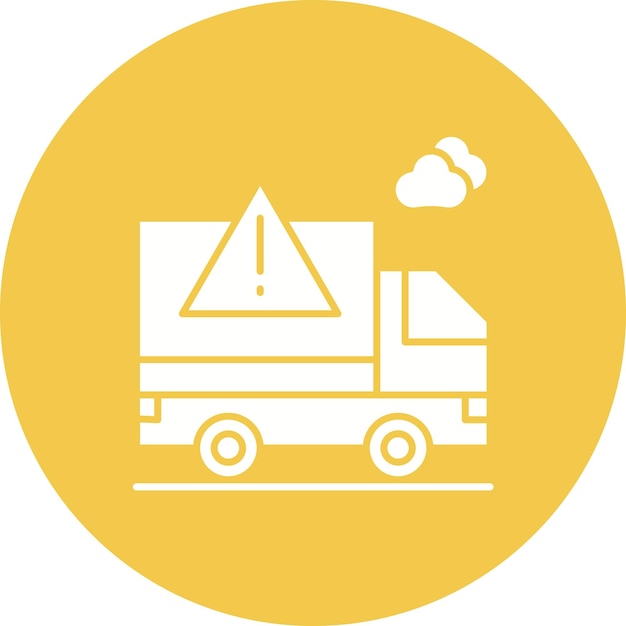 Dangerous Goods Vector Illustration Style