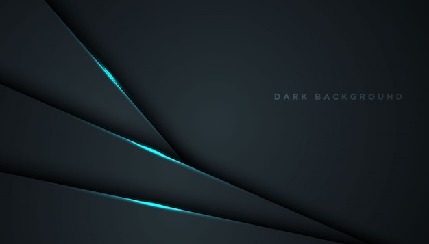 Dark abstract background with overlap layers