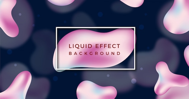 dark Abstract Liquid Background 