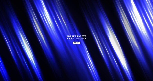 Dark blue background with abstract light square shape arrow dynamic and sport banner concept