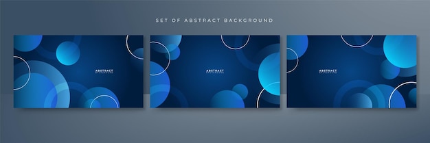 Dark blue banner geometric shapes abstract background geometry shine and layer element vector for presentation design Suit for business corporate institution party festive seminar and talks