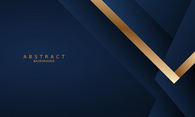 dark blue luxury premium background and gold line.