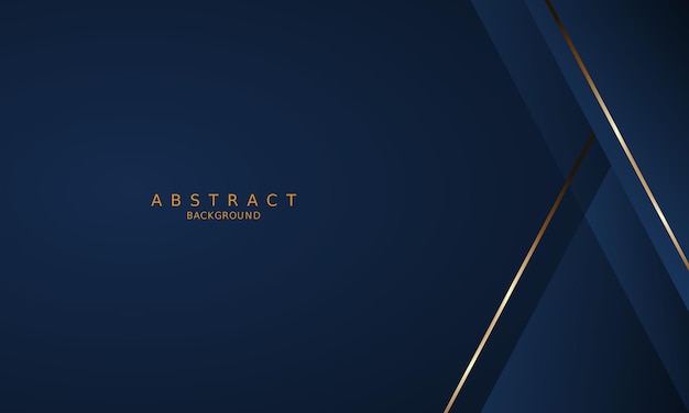 dark blue luxury premium background and gold line.