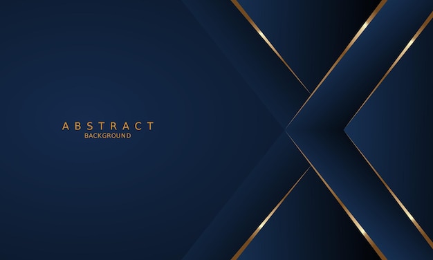 dark blue luxury premium background and gold line.