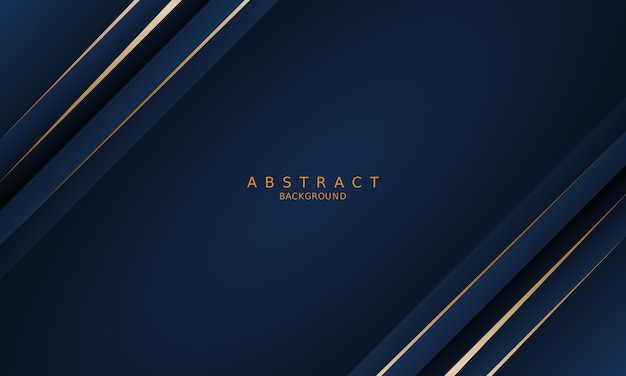 dark blue luxury premium background and gold line.