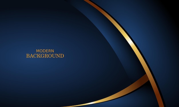 dark blue luxury premium background and gold line.