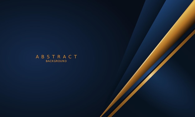 dark blue luxury premium background and gold line.