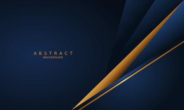 dark blue luxury premium background and gold line.