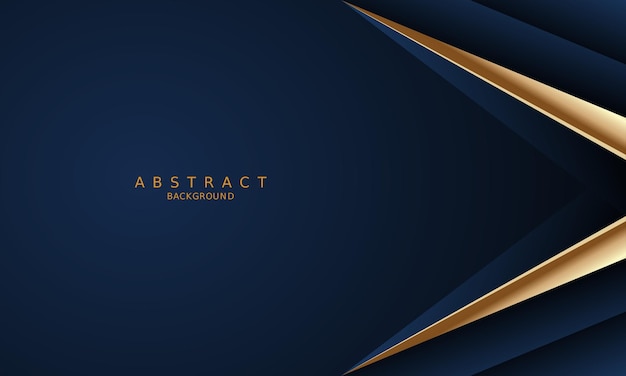 dark blue luxury premium background and gold line.